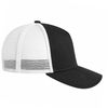 An image of a Custom NEW ERA SNAPBACK TRUCKER CAP in Black/White!