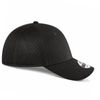 An image of a Custom New Era Stretch Mesh Cap in Black/Black!