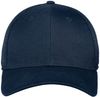 Am image of a Custom New Era Stretch Mesh Cap in Deep Navy/Deep Navy!