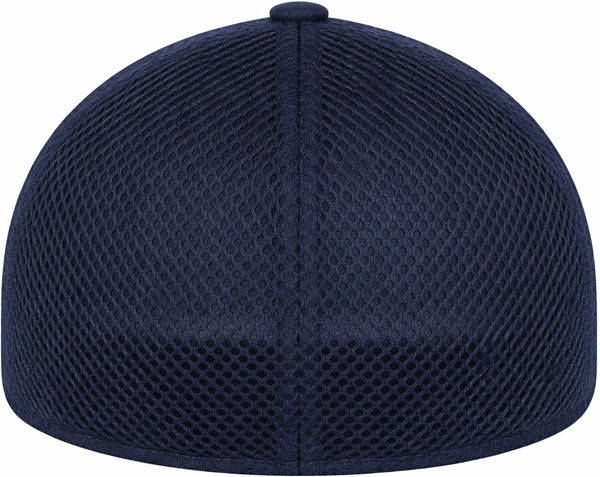 An image of a Custom New Era Stretch Mesh Cap in Deep Navy/Deep Navy!