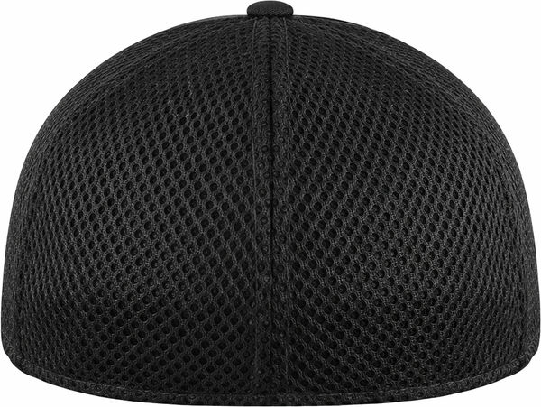 An image of a Custom New Era Tonal Camo Stretch Tech Mesh Cap in Black Camo!