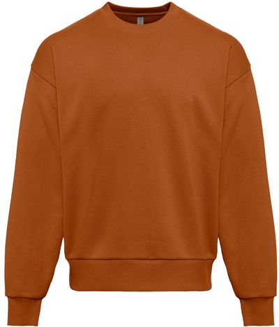 Am image of a Custom Next Level Heavyweight Crewneck Sweatshirt in Clay!