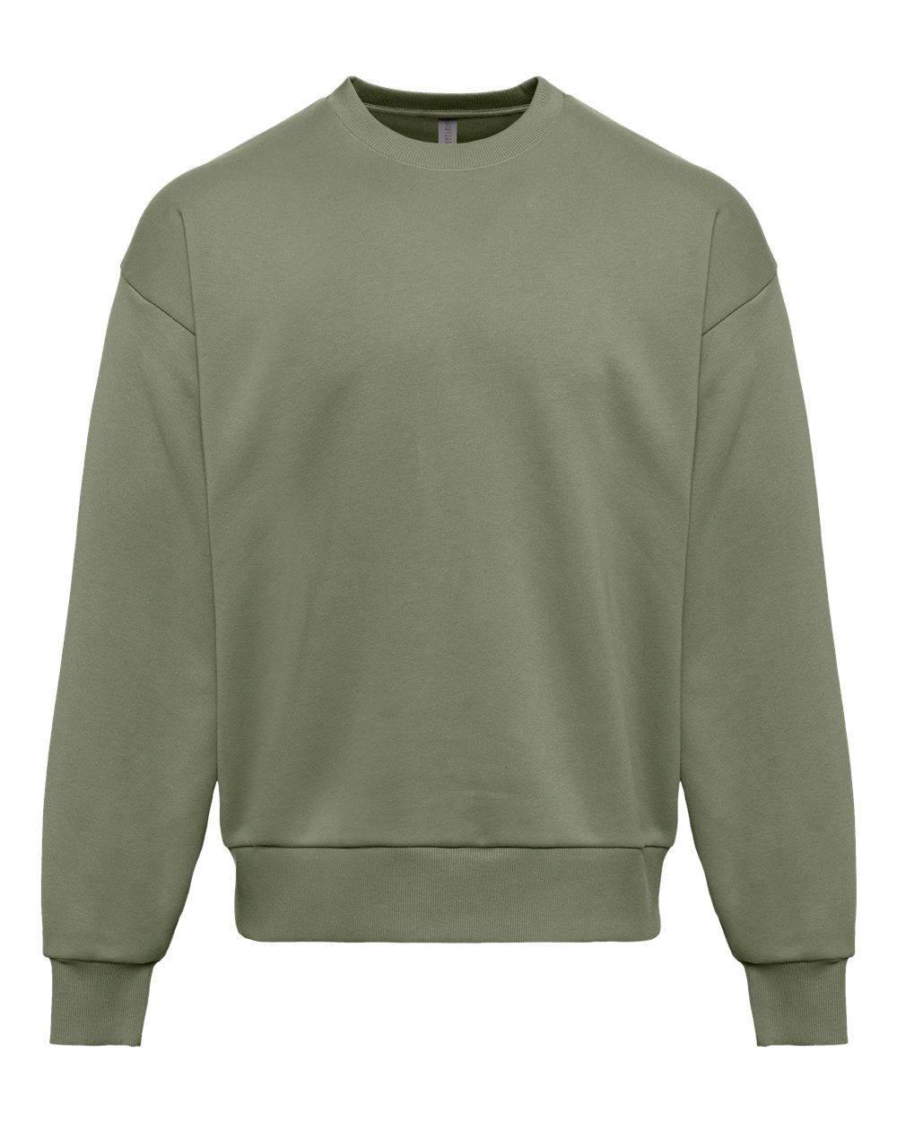 Next Level Heavyweight Crewneck Sweatshirt in Light Olive