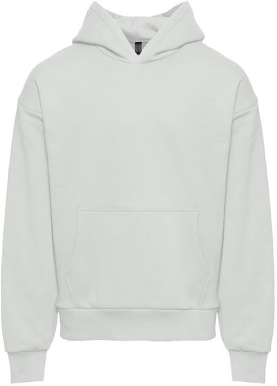 Am image of a Custom Next Level Heavyweight Fleece Hoodie in Bone!