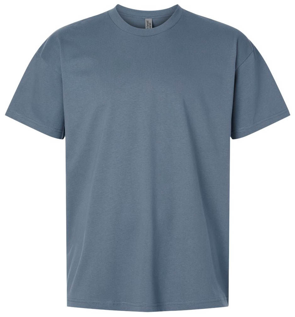 Next Level Heavyweight T Shirt in Blue Jean