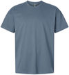 An image of a Custom Next Level Heavyweight T Shirt in Blue Jean!