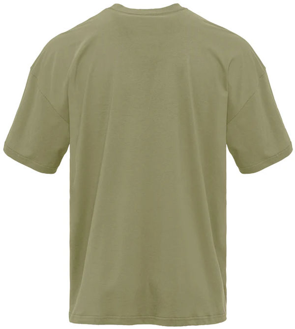 Am image of a Custom Next Level Heavyweight T Shirt in Light Olive!