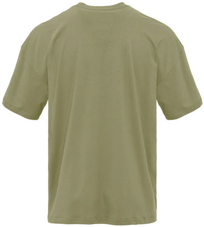 Am image of a Custom Next Level Heavyweight T Shirt in Light Olive!