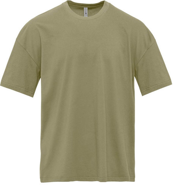 An image of a Custom Next Level Heavyweight T Shirt in Light Olive!