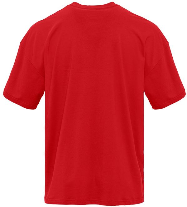 Am image of a Custom Next Level Heavyweight T Shirt in Red!