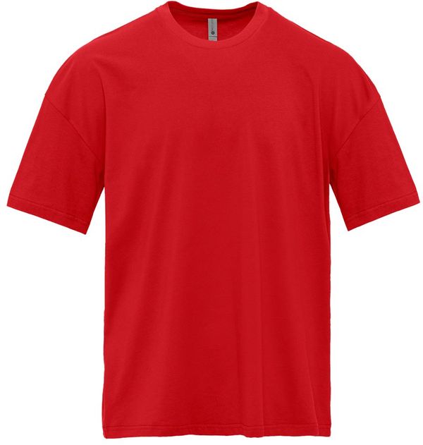 Am image of a Custom Next Level Heavyweight T Shirt in Red!