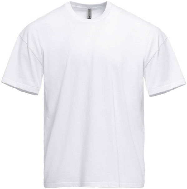 An image of a Custom Next Level Heavyweight T Shirt in White!