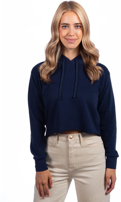 An image of a Custom Next Level Ladies' Cropped Pullover Hooded Sweatshirt!