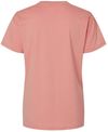 Am image of a Custom Next Level Ladies' Relaxed T Shirt in DESERT PINK!