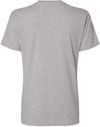 Am image of a Custom Next Level Ladies' Relaxed T Shirt in HEATHER GRAY!