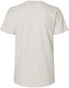 Am image of a Custom Next Level Ladies' Relaxed T Shirt in OATMEAL!