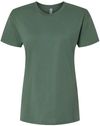 Am image of a Custom Next Level Ladies' Relaxed T Shirt in ROYAL PINE!
