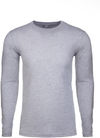 Am image of a Custom Next Level Men's Cotton Long Sleeve Crew in Heather Gray!