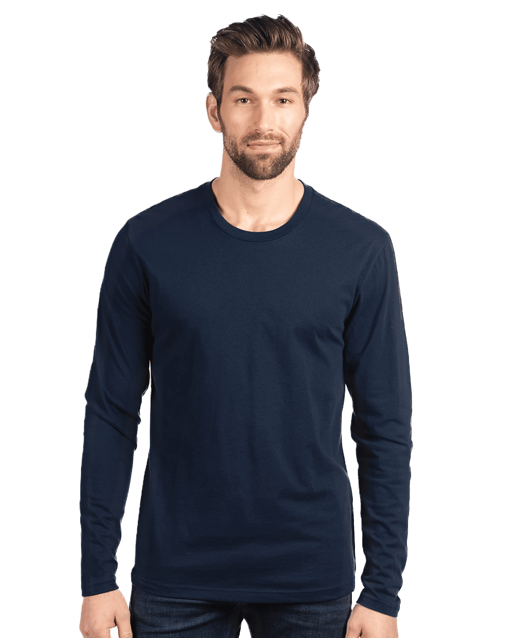 Next Level Men's Cotton Long Sleeve Crew
