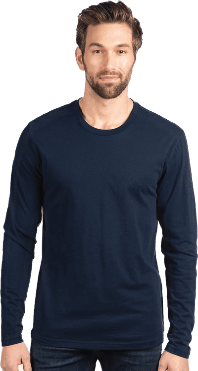 An image of a Custom Next Level Men's Cotton Long Sleeve Crew!