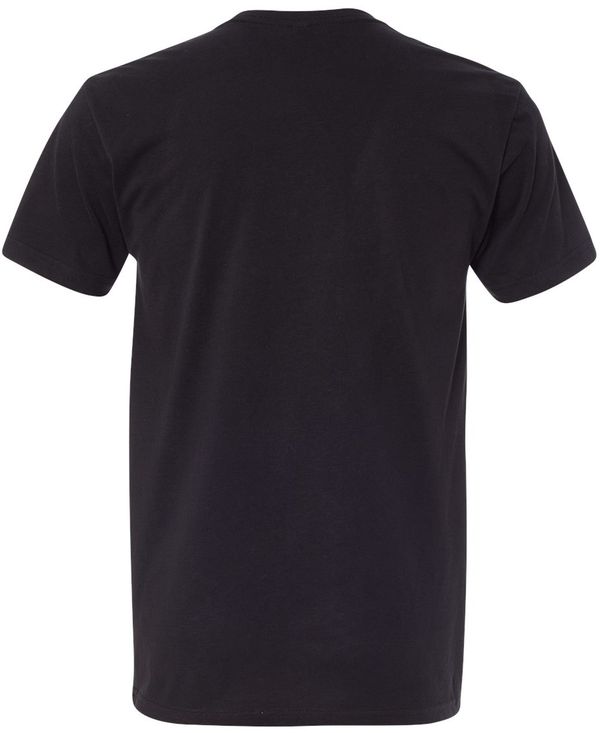 An image of a Custom Next Level Men's Sueded Crew in Black!