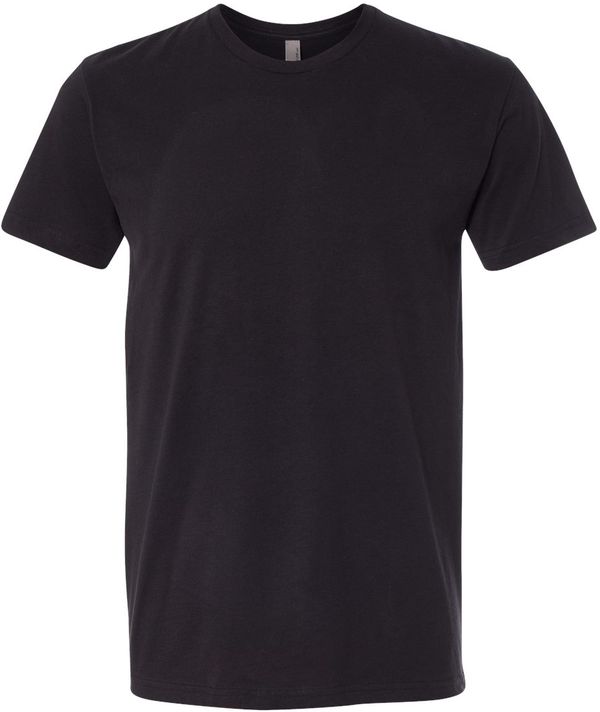 An image of a Custom Next Level Men's Sueded Crew in Black!