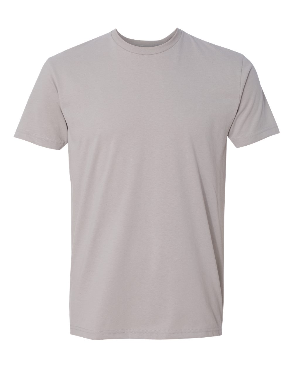 Next Level Men's Sueded Crew in Light Gray