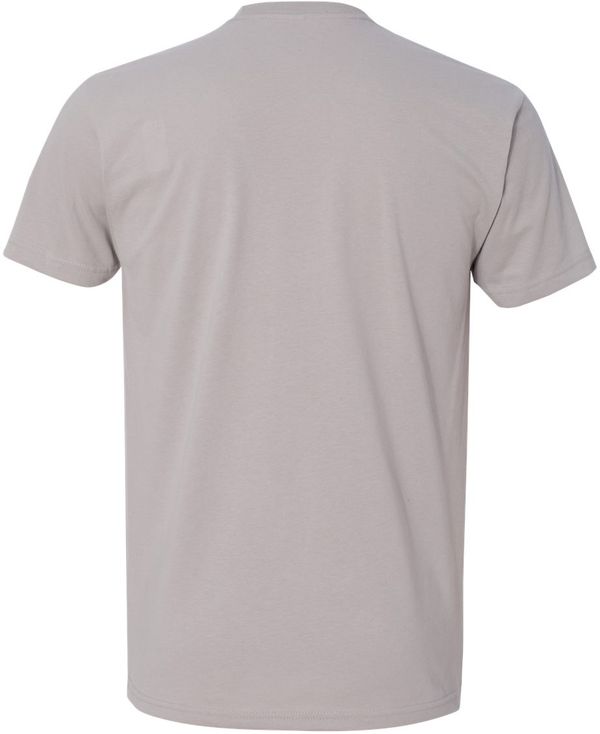 An image of a Custom Next Level Men's Sueded Crew in Light Gray!
