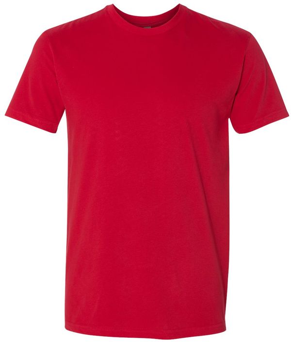 An image of a Custom Next Level Men's Sueded Crew in Red!