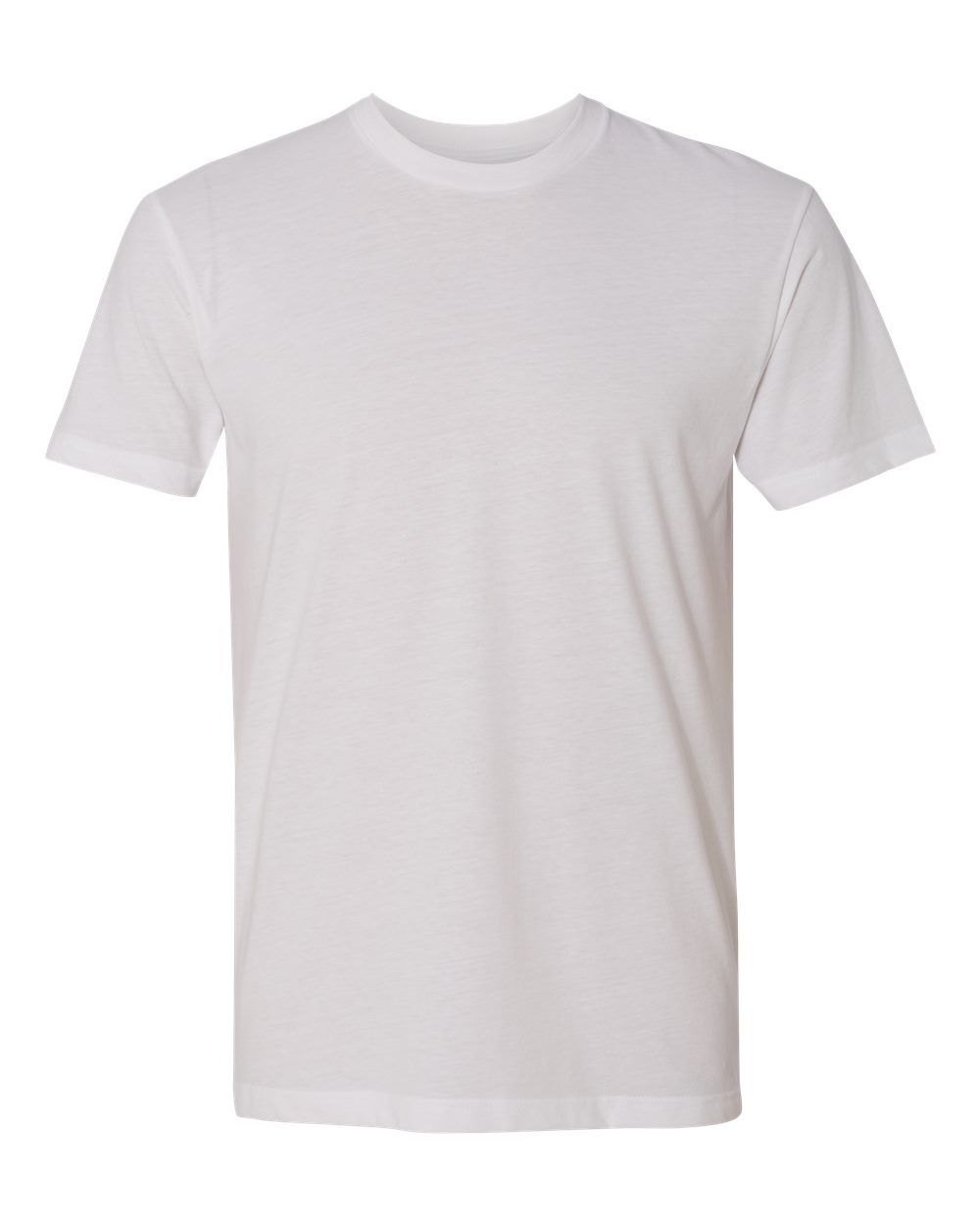 Next Level Men's Sueded Crew in White