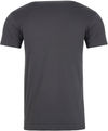 Am image of a Custom Next Level Men's Sueded V Neck T Shirt in Heavy Metal!