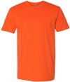 Am image of a Custom Next Level Unisex Cotton TShirt in Classic Orange!