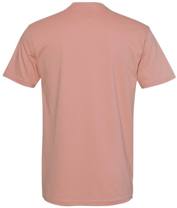 An image of a Custom Next Level Unisex Cotton TShirt in Desert Pink!