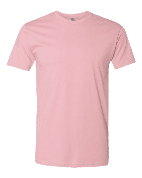 Next Level Unisex Cotton TShirt in Light Pink