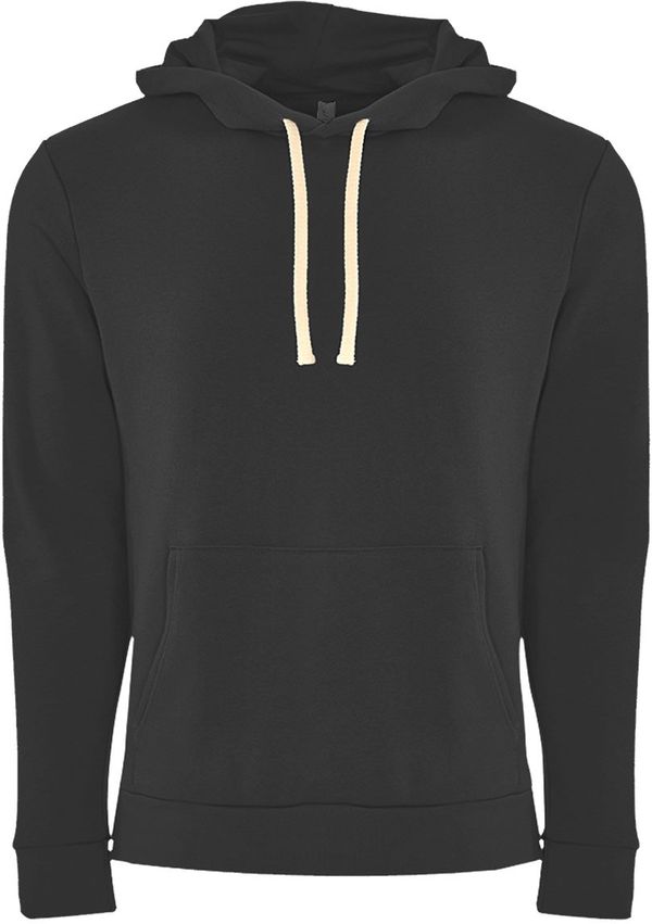 An image of a Custom Next Level Unisex Pullover Hooded Sweatshirt in Graphite Black!