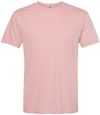 Am image of a Custom Next Level Unisex Triblend T Shirt in Desert Pink!