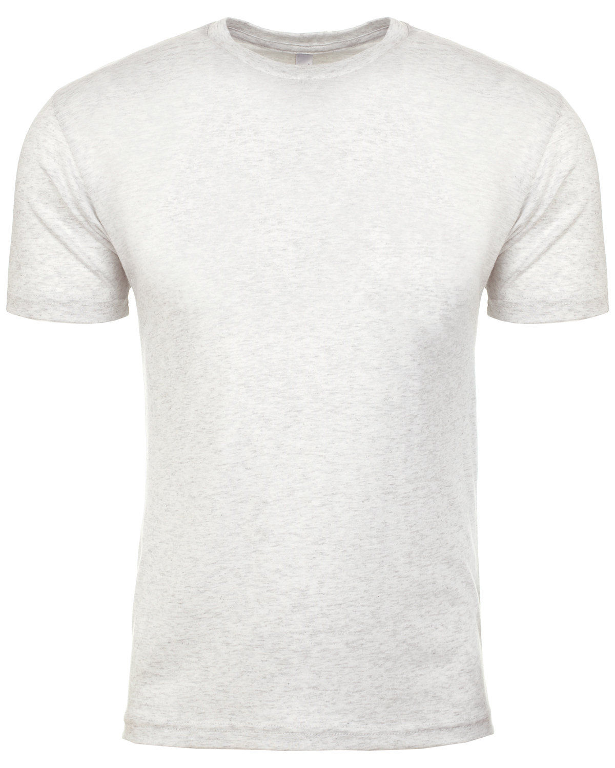 Next Level Unisex Triblend T Shirt in Heather White