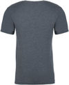 Am image of a Custom Next Level Unisex Triblend T Shirt in Indigo!