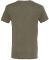 Am image of a Custom Next Level Unisex Triblend T Shirt in Military Green!
