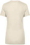 Am image of a Custom Next Level Womens Cotton Short Sleeve Boyfriend Crew in Natural!