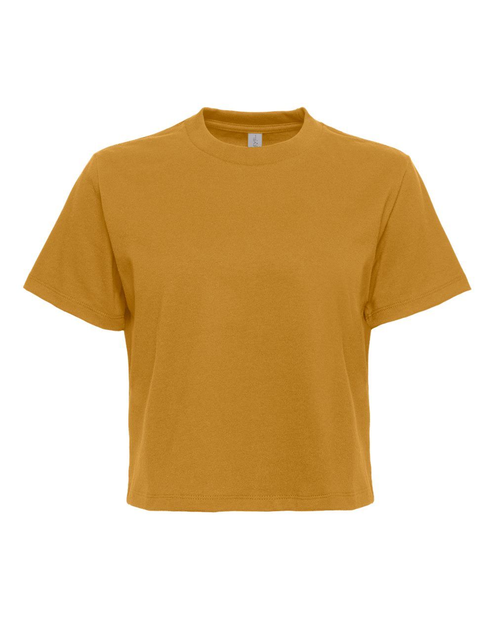 Next Level Womens Heavyweight Boxy Shirt in Antique Gold