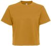 Am image of a Custom Next Level Womens Heavyweight Boxy Shirt in Antique Gold!