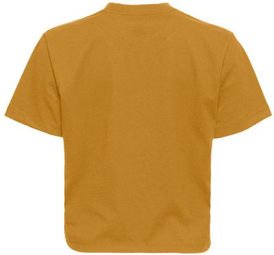 Am image of a Custom Next Level Womens Heavyweight Boxy Shirt in Antique Gold!
