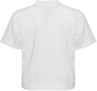 Am image of a Custom Next Level Womens Heavyweight Boxy Shirt in Bone!
