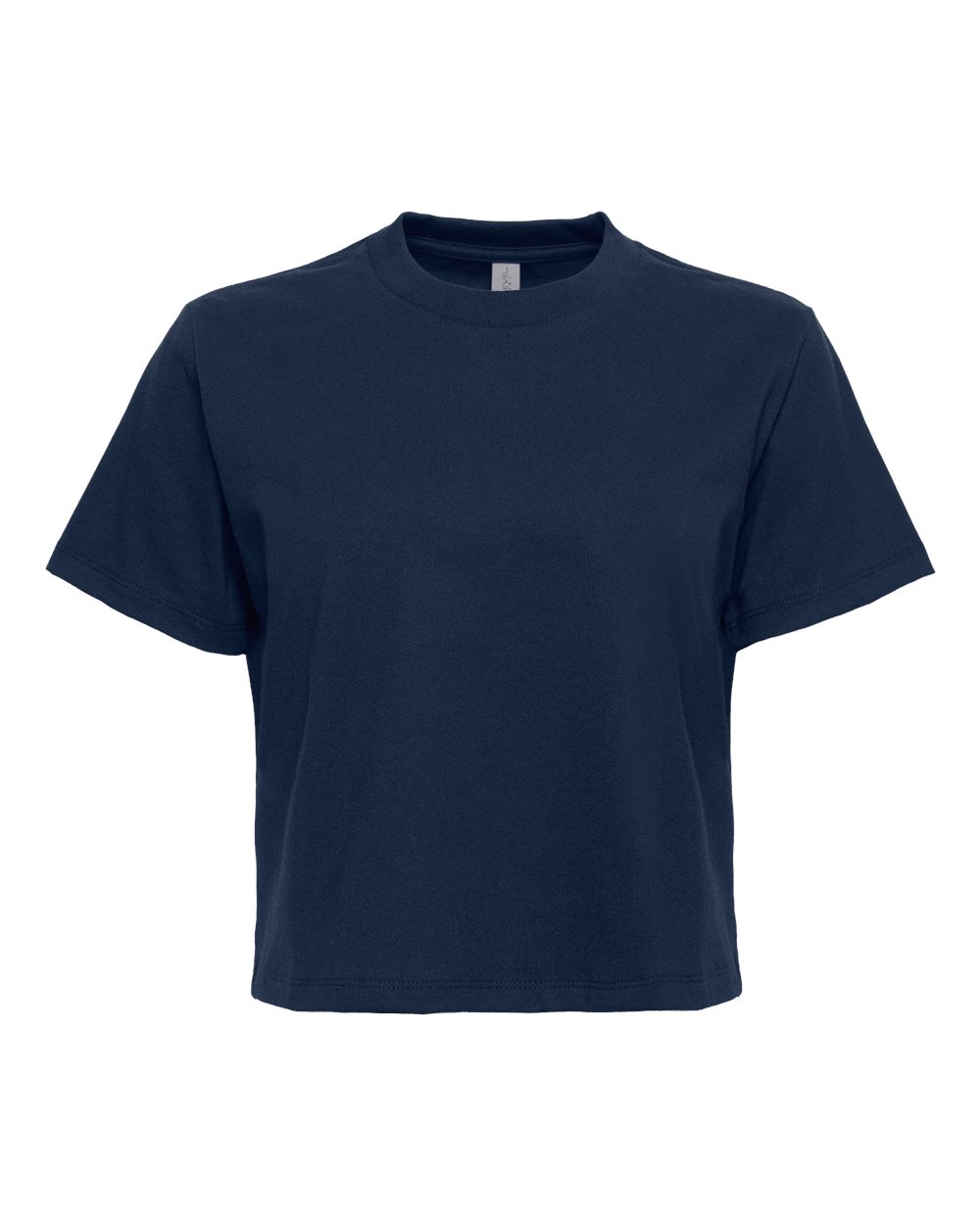 Next Level Womens Heavyweight Boxy Shirt in Midnight Navy