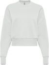 Am image of a Custom Next Level Womens Heavyweight Crewneck Sweatshirt in Bone!