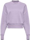 Am image of a Custom Next Level Womens Heavyweight Crewneck Sweatshirt in Lavender!