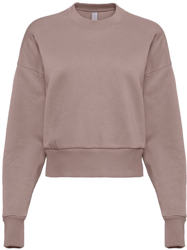 Am image of a Custom Next Level Womens Heavyweight Crewneck Sweatshirt in Shiitake!