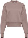 Am image of a Custom Next Level Womens Heavyweight Crewneck Sweatshirt in Shiitake!