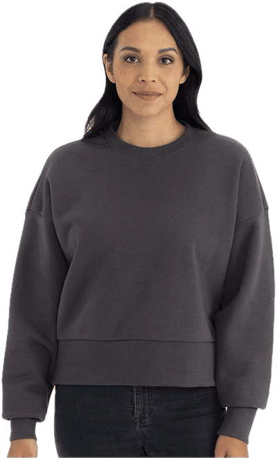 An image of a Custom Next Level Womens Heavyweight Crewneck Sweatshirt!